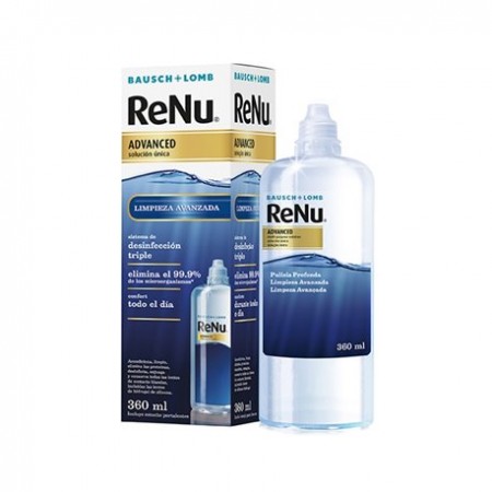 Líquido Lentes Contacto . Bausch & Lomb, ReNu Advanced (360ml)